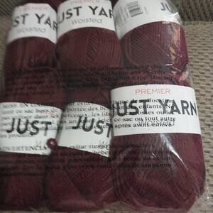 New Premier Just Yarn "Deep Wine"